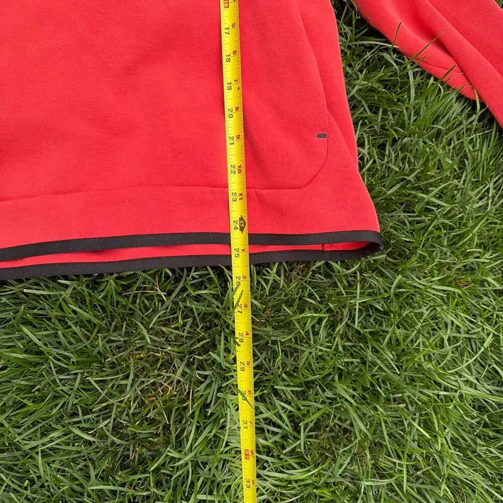 Nike Sportswear Tech Fleece Pullover Hoodie - Red (DD5174-605)